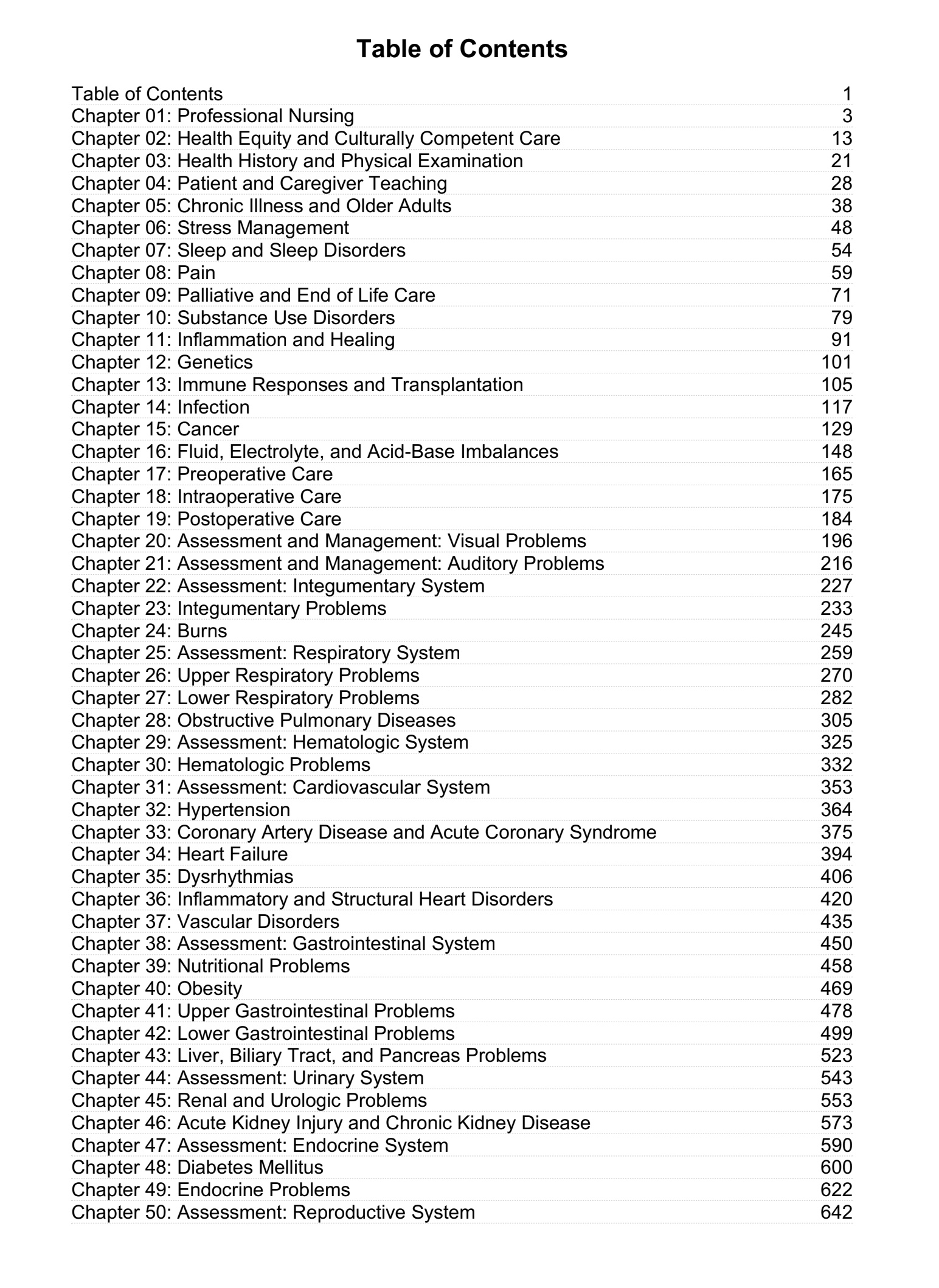 Lewis's Medical Surgical Nursing Test Bank 11th Edition