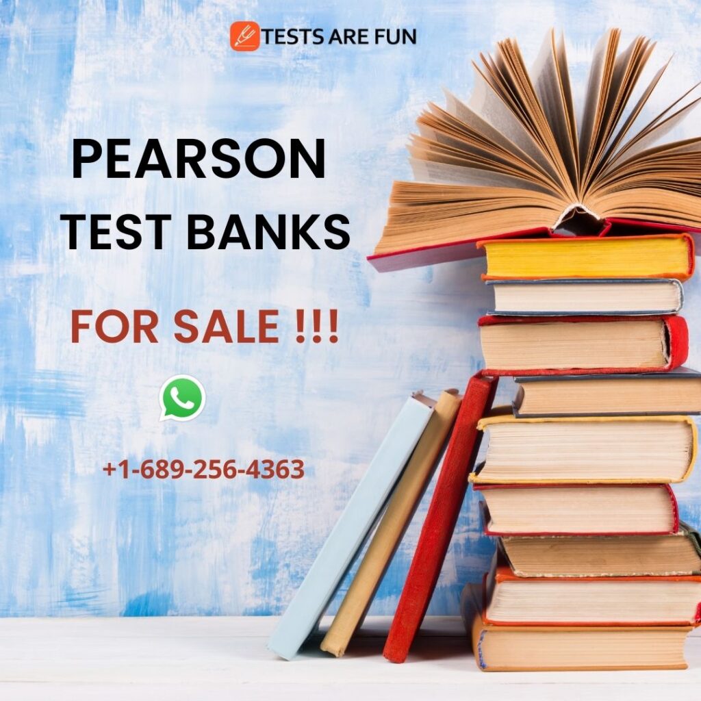 PEARSON TEST BANKS for sale